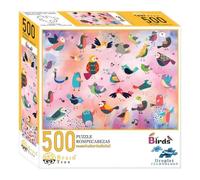 Brain Tree - Puzzle oiseau - Puzzle de 500 pièces pour adultes : Avec la technologie des gouttelettes pour un toucher doux et anti-reflet