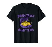 Brain Trust Away Team Nerd Comic Parodie Design T-Shirt