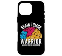 Brain Tumor Warrior Mental Health Awareness Women Men Kids Coque pour iPhone 16 Pro Max