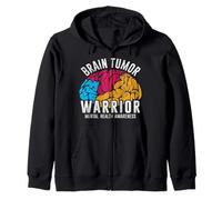 Brain Tumor Warrior Mental Health Awareness Women Men Kids Sweat à Capuche