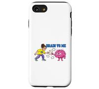 Brain Vs Me Overthinking Mind Humour Design Coque pour iPhone SE (2020) / 7/8