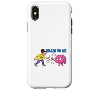 Brain Vs Me Overthinking Mind Humour Design Coque pour iPhone X/XS