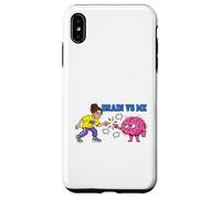 Brain Vs Me Overthinking Mind Humour Design Coque pour iPhone XS Max