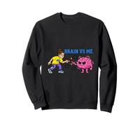 Brain Vs Me Overthinking Mind Humour Design Sweatshirt