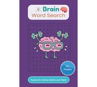 Brain Word Search Puzzle Book: Word Searches with Easy to Read Print about Memory, Focus, Thinking and More | 6 x 9 inches, 110 pages | 50+ Puzzles ... Gift for Vacations, Holidays and Free Times