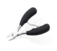 Brainbow Ciseaux à ongles professionnels, ciseaux à cuticules, coupe-ongles pointus et courbés, outil de manucure et pédicure, noir