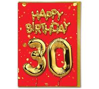 Brainbox Candy - Carte d'anniversaire 30 ans - pour fils et filles - petit-fils et petit-fille - ami.