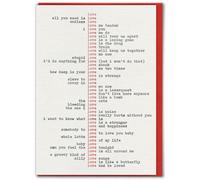 Brainbox Candy - Carte de Saint-Valentin - Hayden Kays - « Love » - Humour artistique amusant - Pour lui, elle, homme, femme, amis, partenaire