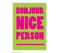 Brainbox Candy Carte postale Bonjour Nice Person