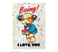 Brainbox Candy Carte postale officielle Magda Archer - « Boing ! » - Cartes postales amusantes - Vintage Kitsch - Impression artistique A6 - Pour lui et son partenaire - Anniversaire de mariage