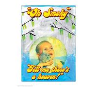 Brainbox Candy Carte postale officielle Magda Archer - « Oh Smoky » - Cartes postales amusantes - Art Magda Archer - Impression A6 - Carte postale artistique