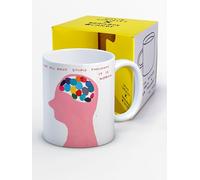 Brainbox Candy David Shrigley - Mug humoristique pour adultes - « Stupid Thougts » - Tasse fantaisie - Idée cadeau coquine pour homme et femme - Design artistique insolite - Tasse en grès de qualité