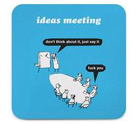 Brainbox Candy Figurine humoristique humoristique humoristique « Ideas Meeting » - Petite idée de cadeau pour lui et elle - Anniversaire des amis - Bureau de travail - Cadeau de nouvelle maison -