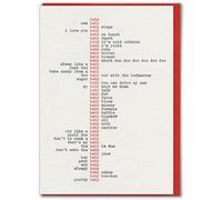 Brainbox Candy Hayden Kays - Carte de naissance - « Baby » - Humour artistique amusant - Pour lui, elle, homme, femme, amis, partenaire