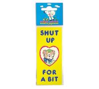 Brainbox Candy Marque-page humoristique - Archer Madga - « Shut Up for A Bit » - Marque-page magnétique - Idée cadeau d'anniversaire - pour lui, ses amis, les amateurs de livres, les rats de