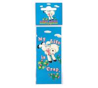 Brainbox Candy Marque-page humoristique - Madga Archer - « My Life is Crap » - Marque-page magnétique - Idée cadeau d'anniversaire - pour lui, ses amis - Les amateurs de livres - Rat de bibliothèque