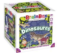 BRAINBOX : Dinosaures - Jeu Educatif d'Observation et de Mémoire pour Enfants dès 5 Ans - Testez Vos Connaissances sur Les Dinos - Apprendre en s'Amusant - 1 Joueur & + - 10 Min - Version Française
