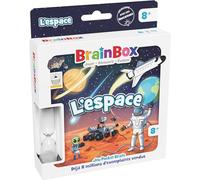 BRAINBOX Pocket : L’Espace - Jeu de Cartes de Mémoire et Observation - Jeu Familial Rapide pour Enfants dès 8 Ans - Apprendre en s'Amusant - Edition Poche - 1 Joueur +- 10 Min - Version Française
