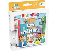 Asmodée Jeu de mémoire BrainBox Pocket Métiers – Édition poche, dès 4 ans, 10 min