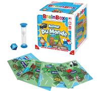 Jeu d’ambiance Asmodee BrainBox Voyage autour du monde Multicolore E