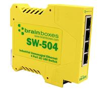 Brainboxes Adaptateur de relais Ethernet vers 3, 4 ports 10/100