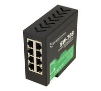 Brainboxes Hardened Indust. Commutateur Ethernet 8p DIN Rail Mountable, SW-708 (Switch DIN Rail Mountable)