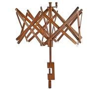 Brainmart Enrouleur de fil en bois pour tricot et crochet, taille XL, enrouleur robuste en bois de plage naturel, fait à la main, peut contenir un écheveau de 1,8 m de circonférence