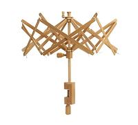 Brainmart Enrouleur de fil en bois Swift Parapluie Swift pour tricot, crochet, très résistant, bois de plage naturel, fait à la main, peut contenir jusqu'à un écheveau de 1,8 m de circonférence