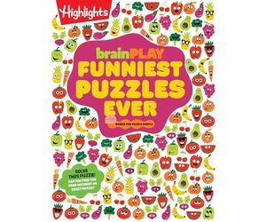 brainPLAY Funniest Puzzles Ever: Over 200 Super Silly Activities, Funny Games, Wacky Wordplay and More Hilarious Joke Puzzles for Kids 7 and Up