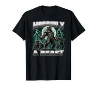 Brainrot Alpha Wolf Meme Drôle Bizarre Cringy Corny Cringe T-Shirt Graphique avec Valeur