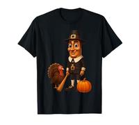 Brainrot Costume de pèlerin pour Thanksgiving Tung Sahur Turquie T-Shirt