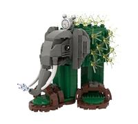 Brainrot Figures, Tralalero Tralala 3D Figurine de Construction Amusante, Tung Tung Tung Sahur Building Blocks, Idée Cadeau Créative Collectible Figure pour Enfants et Adultes E