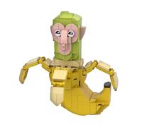 Brainrot Figures, Tralalero Tralala 3D Figurine de Construction Amusante, Tung Tung Tung Sahur Building Blocks, Idée Cadeau Créative Collectible Figure pour Enfants et Adultes F