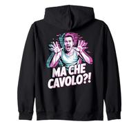 Brainrot Italien, Ma Che Cavolo, mème Amusant et Comique rétro Sweat à Capuche