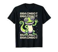 Brainrot Lizard Meme | Pixel Art T-Shirt