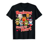 Brainrot Steal My Heart Valentine Kids a généré Une Mignonne T-Shirt