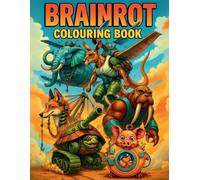 Brainrot Style Colouring Book: Original Images You Won't See Anywhere Else To Feed Your Mind And Ignite Your Creativity: Perfect For Unwinding After A ... And Whimsical Designs For Creative Minds