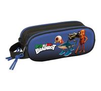 BRAINROT - Trousse Double 3D, Trousse pour Enfant, idéale pour Les Enfants d'âge Scolaire, Confortable et Polyvalente, qualité et résistance, 21 x 6 x 8 cm
