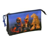 BRAINROT Trousse triple pour enfant, idéale pour les enfants d'âge scolaire, confortable et polyvalente, qualité et résistance, 22 x 3 x 12 cm