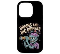 Brains and Big Dippers Astronome Zombie drôle Coque pour iPhone 14 Pro