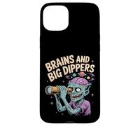 Brains and Big Dippers Astronome Zombie drôle Coque pour iPhone 15 Plus