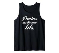 Brains are The New Tits féministe drôle de féminisme Cadeau Débardeur