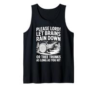 Brains Rain Down Or Tree Hit Dicton Amusant Débardeur