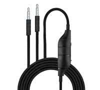 BRAINWAVZ Câble audio de rechange compatible avec Logitech G633, G635, G933, G935 - Micro / télécommande en ligne avec contrôle du volume et sourdine - Cordon en nylon tressé pour casque de jeu