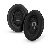 Brainwavz Coussinets de rechange pour casque Bose QC45 (QuietComfort 45), qualité améliorée avec mousse à mémoire de forme plus épaisse et cuir plus durable (noir)