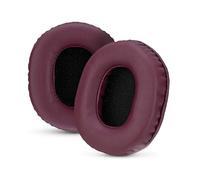 Brainwavz Coussinets de rechange pour casques ATH-M50X, M50xBT, M50RD, M40X, M30X, M20X, SX1 & MSR Audio Technica en cuir PU souple avec mousse à mémoire de forme pour plus de confort et de durabilité