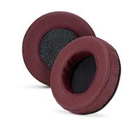 Brainwavz Coussinets de rechange XL en mousse à mémoire de forme - Convient pour beaucoup d'autres grands casques - Sennheiser, AKG, HifiMan, ATH, Philips, Fostex, Sony (rouge perforé)