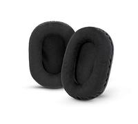 Brainwavz Coussinets de Rechange en Micro-Daim pour Sony MDR 7506, V6, CD900ST - en Mousse à mémoire de Forme - Convient pour d'autres Casques Intra-Auriculaires - Noir