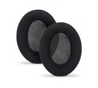 Brainwavz Coussinets ovales en Micro Daim pour ATH-M50x - Convient pour de Nombreux Autres Casques - Sennheiser, AKG, HifiMan, ATH, Philips, Fostex, Sony