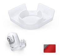 Brainwavz Étagère d'angle sans perceuse pour bébé optique DXR-8 Support mural pour moniteur de bébé, visualisation optimale, panoramique complète et inclinable, support personnalisé sans gâchis, pas de perçage, adhésif puissant